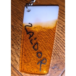 Beer pint glass